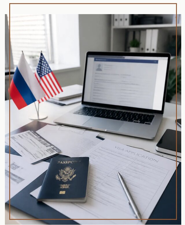 Оформление визы в США для туристов и бизнеса в Щекине