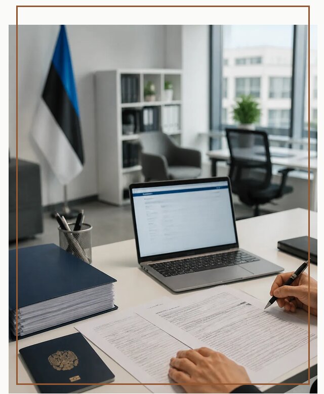 Оформление ВНЖ в Эстонии для переезда и легального проживания в Щекине