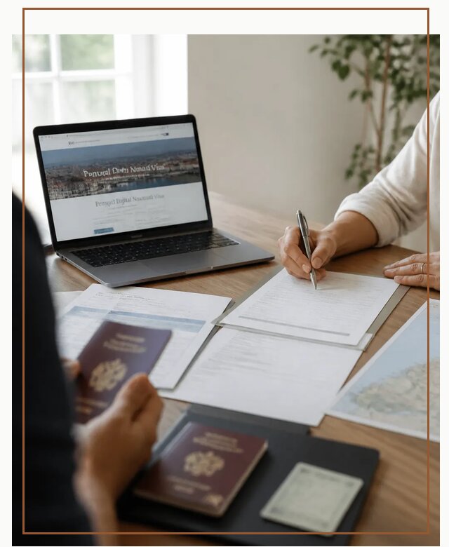 Оформление Digital Nomad и ВНЖ Португалии в Щекине